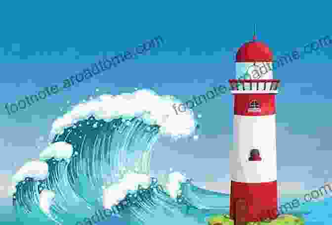 A Beacon Illuminating A Path Over Turbulent Sea Waves, Symbolizing Guidance And Resilience In Life's Journey Now Beacon Now Sea: A Son S Memoir