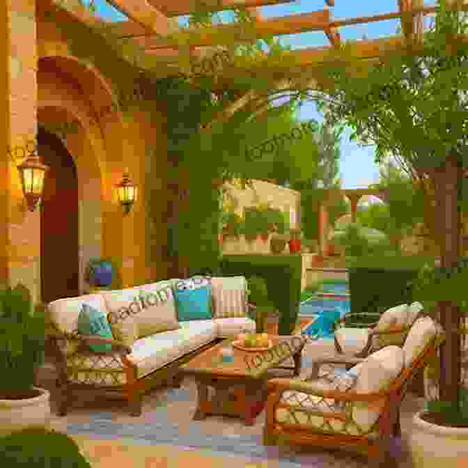 A Beautifully Designed Patio With Comfortable Seating And Lush Greenery House And Home: Creating A Beautiful Home: 10 Hardscape Ideas For A Beautiful Yard