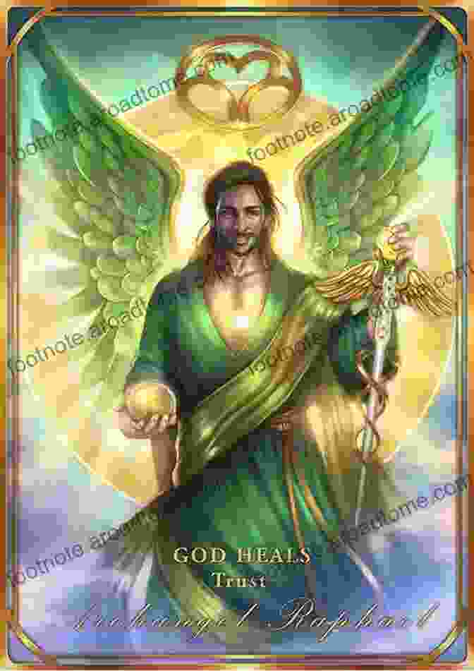 A Compassionate Portrayal Of Archangel Raphael, Holding A Staff And Radiating Healing Energy. The Archangels Claudia Gonzalez De Vicenzo