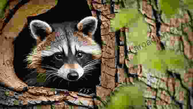 A Curious Raccoon Peers Out From Behind A Tree, Its Nimble Paws And Mischievous Expression Capturing The Reader's Attention. The Animal Dialogues: Uncommon Encounters In The Wild