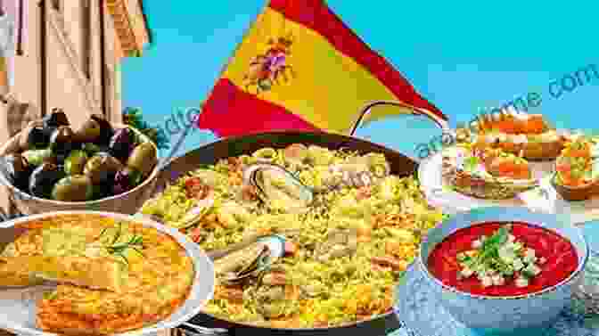 A Flavorful Spread Of Andalusian Dishes, Influenced By Moorish And Spanish Culinary Traditions. European Cookbook Series: Spanish Famous Recipes