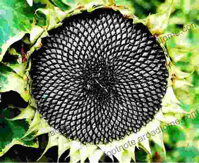 A Sunflower Seed Head Forms Sunflowers And Their Life Cycle (Plants)