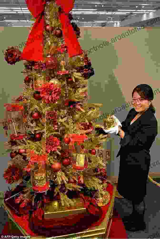 A Traditional Japanese Christmas Scene With A Decorated Tree, Lanterns, And Traditional Japanese Clothing Japan Overseas Publication No 16: Feature Japanese Christmas