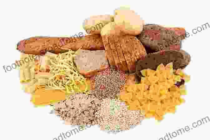 A Variety Of Carbohydrate Rich Foods, Including Bread, Pasta, Rice, Potatoes, And Fruits Carb Counter: A Clear Guide To Carbohydrates In Everyday Foods (Collins Gem)