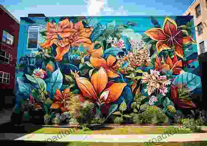 A Vibrant Street Art Mural Depicting A Surreal Cityscape Scrapyard Gallery (Graffiti Street Building Art Stories 16)