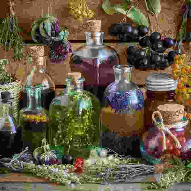 A Woman Creating A Herbal Potion With Herbs And Flowers Witchery: Embrace The Witch Within