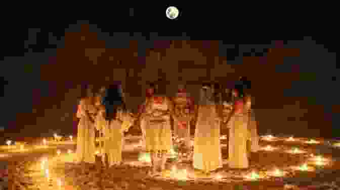 A Woman Performing A Moon Ritual Under The Full Moon Witchery: Embrace The Witch Within