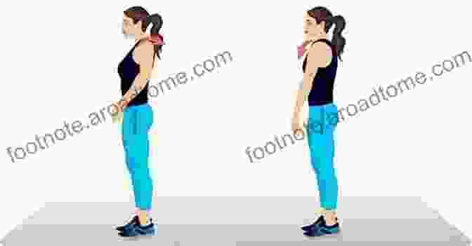 A Woman Performing A Shoulder Roll Exercise Workout At Work: 25 Exercises For Back Health To Do At Your Desk