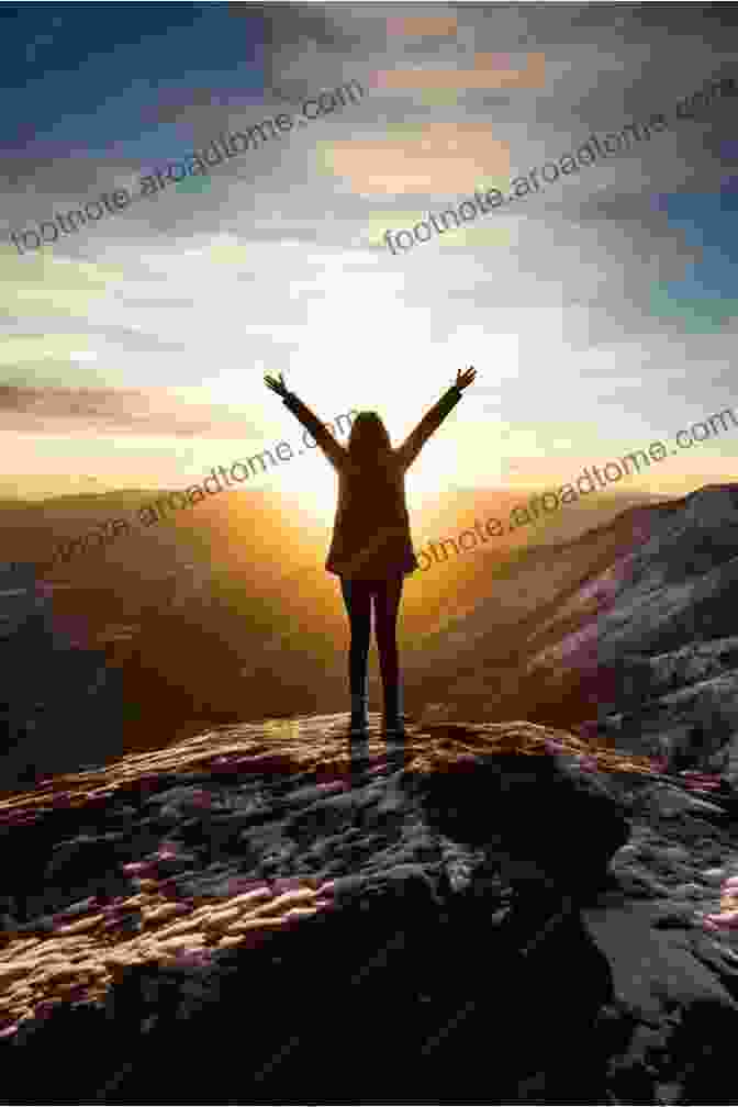 A Woman Standing On A Mountaintop, Her Arms Outstretched Naturally Me Crystal Swain Bates