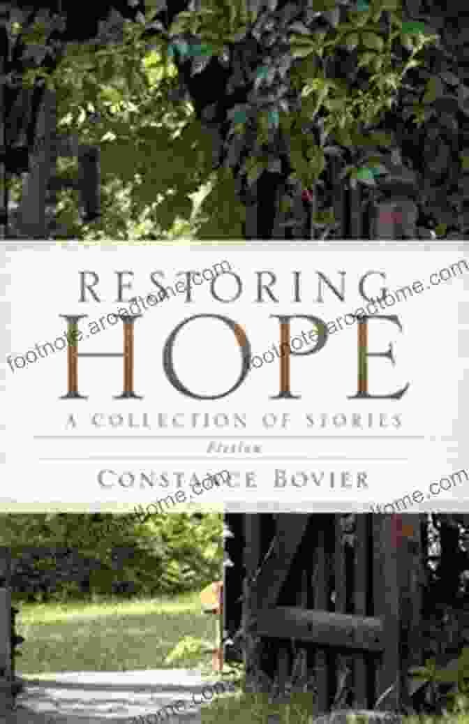 Book Cover Of Restoring Hope By Constance Bovier RESTORING HOPE Constance Bovier