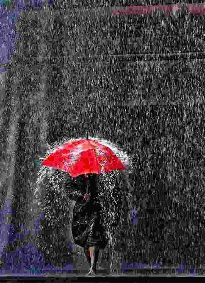 Elizabeth Standing In Her Raincoat, Surrounded By Colorful Umbrellas Elizabeth S Wacky Weather Weekend Sarah Senne