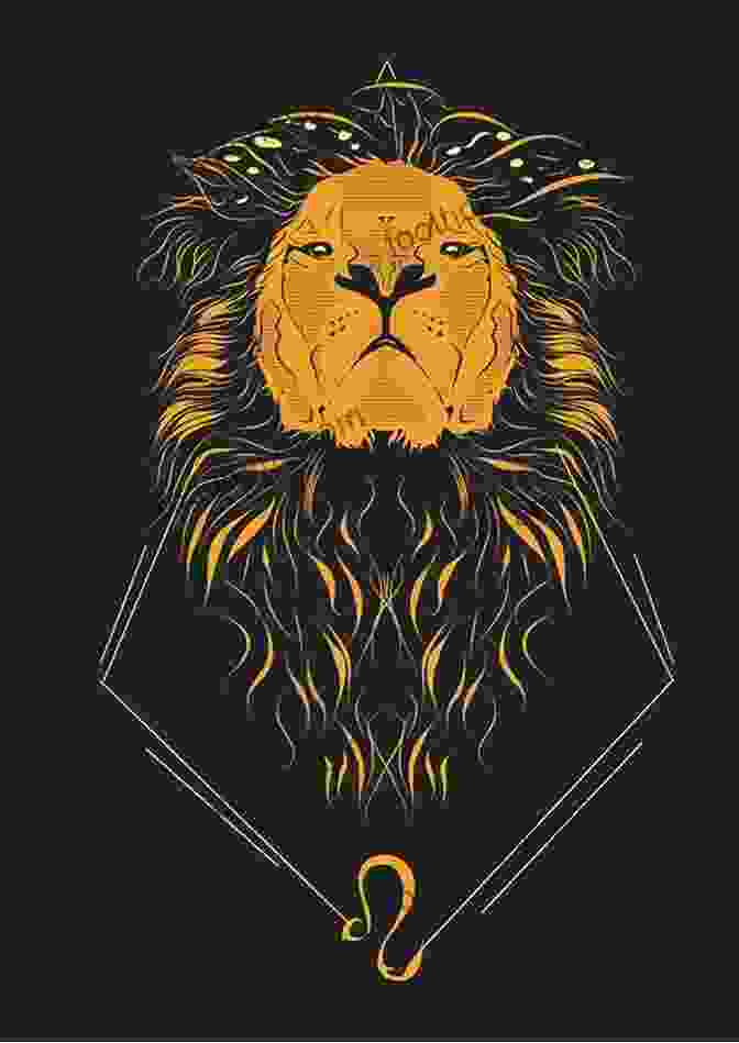 Golden Leo Symbol On A Dark Blue Background The Little Of Self Care For Leo: Simple Ways To Refresh And Restore According To The Stars (Astrology Self Care)