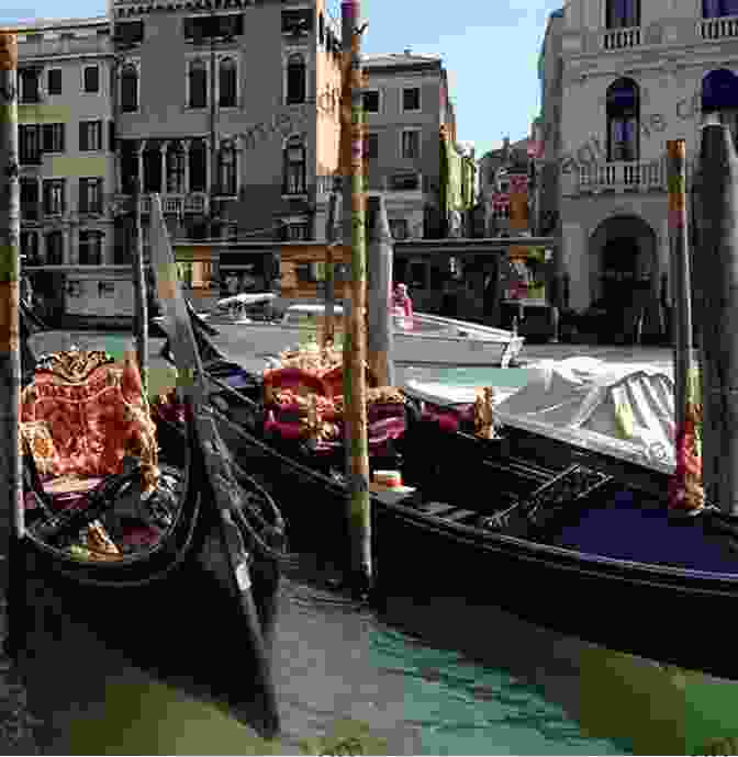 Gondola Gliding Through The Narrow Canals Of Venice, Italy Venetian Evenings James Lees Milne