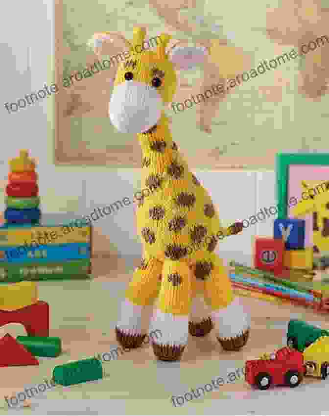 Knitted Giraffe With Long Neck And Spotted Coat Magical Woodland Knits: Knitting Patterns For 12 Wonderfully Lifelike Animals