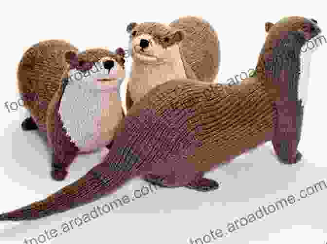 Knitted Otter With Sleek Body And Playful Whiskers Magical Woodland Knits: Knitting Patterns For 12 Wonderfully Lifelike Animals