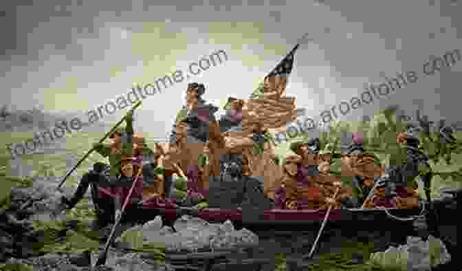 Painting Depicting George Washington Leading His Troops Across The Delaware River During The American Revolutionary War. George Washington Is Cash Money: A No Bullshit Guide To The United Myths Of America