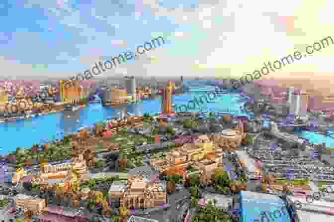 Panoramic View Of Cairo, With The Iconic Nile River Snaking Through The City Egypt (Countries) Christine Juarez