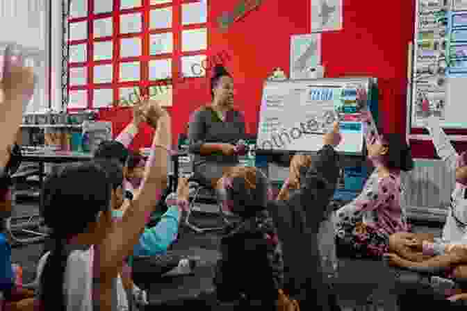 Students Engaged In Lively Phonics Instruction Learning To Read And Write In One Elementary School