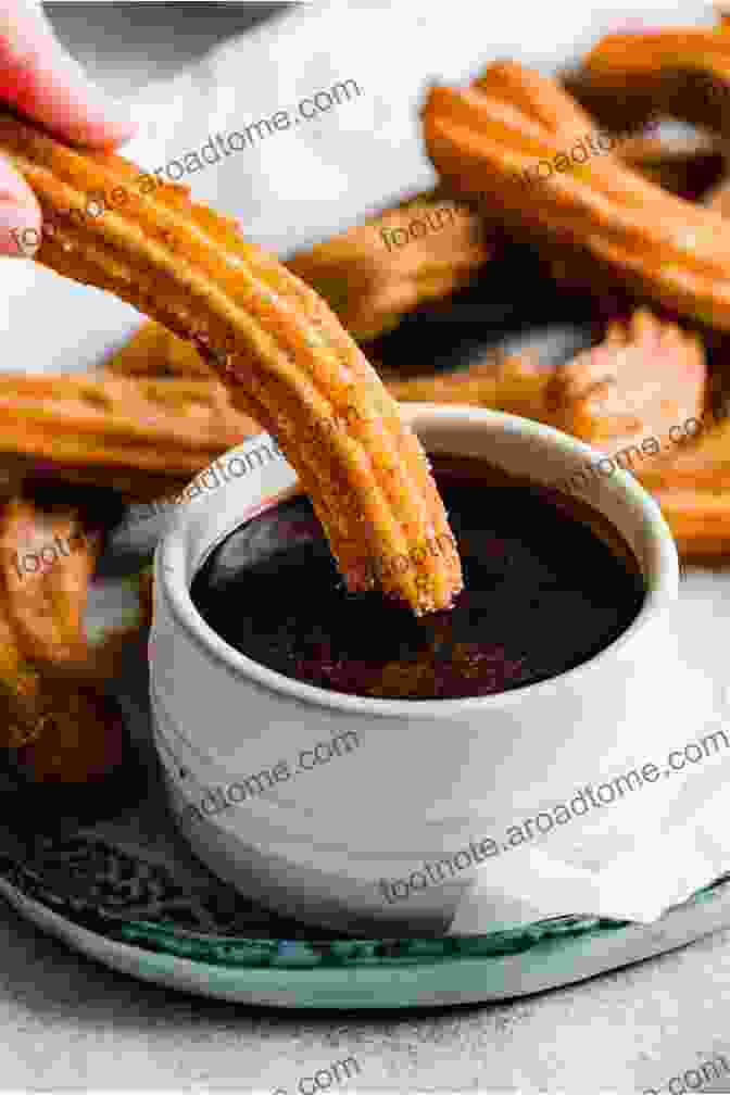 Sweet And Sugary Churros, Perfect For Dipping In Thick, Rich Chocolate Sauce. European Cookbook Series: Spanish Famous Recipes