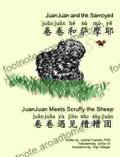 Juanjuan And The Samoyed Juanjuan Meets Scruffy The Sheep