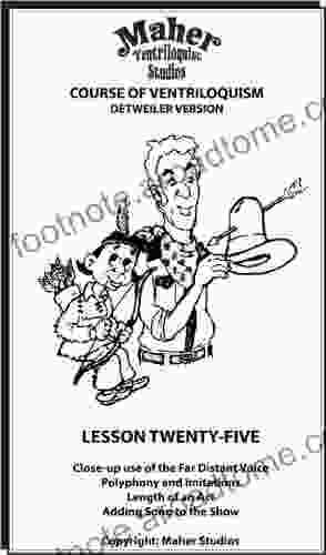 Maher Course Of Ventriloquism Lesson Twenty Five: Detweiler Version